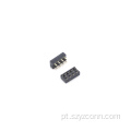 Conector fêmea de passo de 2,0 mm reto 8P